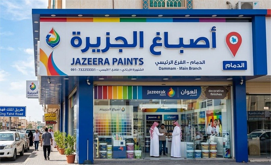 اصباغ الجزيرة الدمام